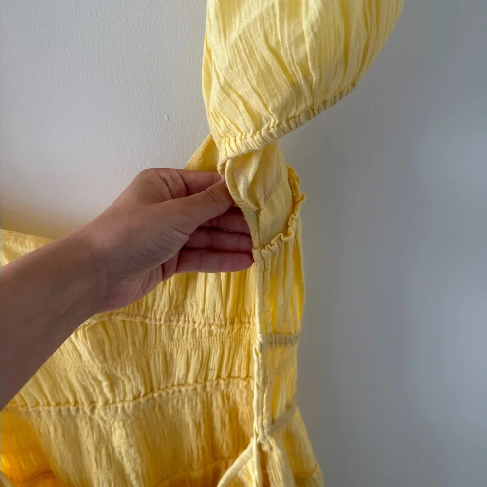 FREE PEOPLE Feeling Bonita Midi Dress in Pineapple Slice M - Picture 10 of 10